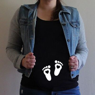 极速Women Pregnancy T-shuirt Clothes Baby Maternity T Shirt