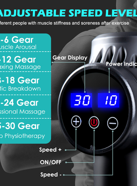 极速High frequency Massagev Gun Muscle Relax Body Relaxation