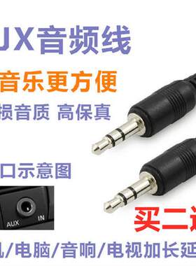 极速适用日产骐达奇骏LIVINA楼兰汽车载aux3.5Pmm手机连接MP3听歌