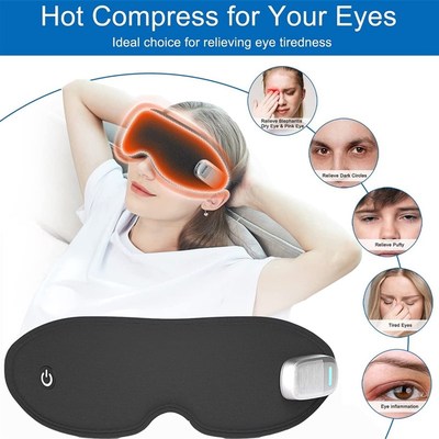 极速Eye Mask fokr Sleep Improve Rechargeable Hot Compress Ey