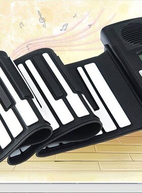 极速New 49 key 61 key 88t key hand roll piano folding hand r