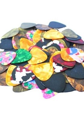 极速100Pcs/Set Acoustic vPicks Electric Bass Pic Plectrum