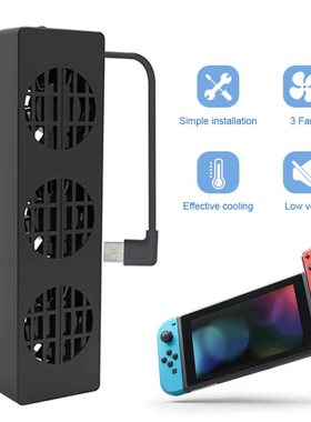 极速Super USB Cololing Fan Cooler DC 5V 3-Fan External For