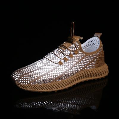 极速青少年夏季大网眼高初中学生单D网面休闲透气镂空跑步运动老