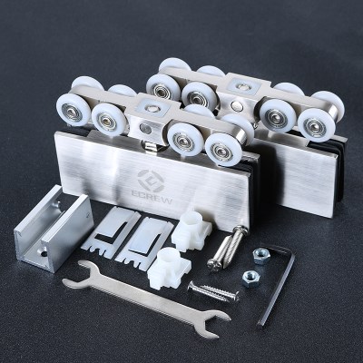 极速厂促玻璃J移门滑轮吊轮移拉门吊轮轨道吊滑8T轮玻璃门不锈钢