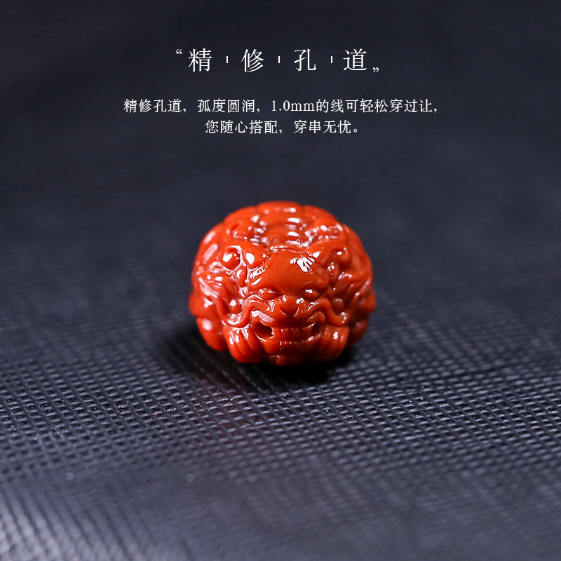 极速天然南红玛瑙吊坠满色满肉柿子红貔貅龙龟瑞兽手串d.iy配饰挂