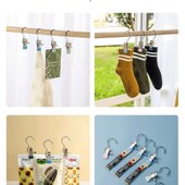 极速带钩多功能夹子衣服无t痕单裤 夹衣架带勾夹子展厅挂钩夹裙子