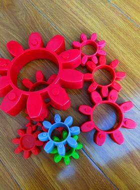 极速梅花星型联轴器弹性体缓冲垫GR19 GS2B4 28 38 42 48 55 65 7