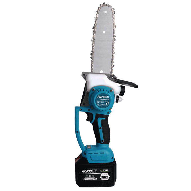 极速充电大e功率电锯家用锂电电据手持伐木锯户外切割电动小型链