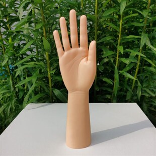 极速美甲练习仿真手模假手模型女练习工具手指可R弯曲首饰珠宝展