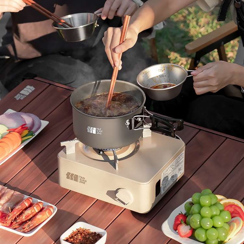 极速户外烧水壶野外锅具炉具露营野炊H茶具用品装备炊具便携式喝