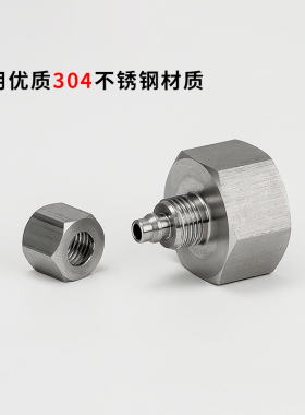 新品净水器30g4不锈钢快插4转2分PE管外牙内丝直通自来水过滤1048