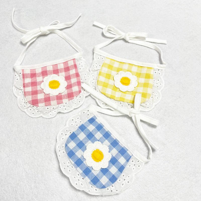 极速狗狗口水巾泰迪比熊贵宾围脖围D嘴宠物饰品小型犬项圈牵引绳