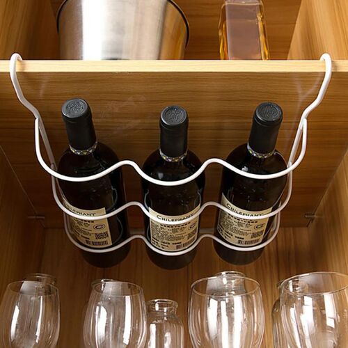 新品Wine Bottle/Beer Bottle Organiser Hanging Rack WFor Refr