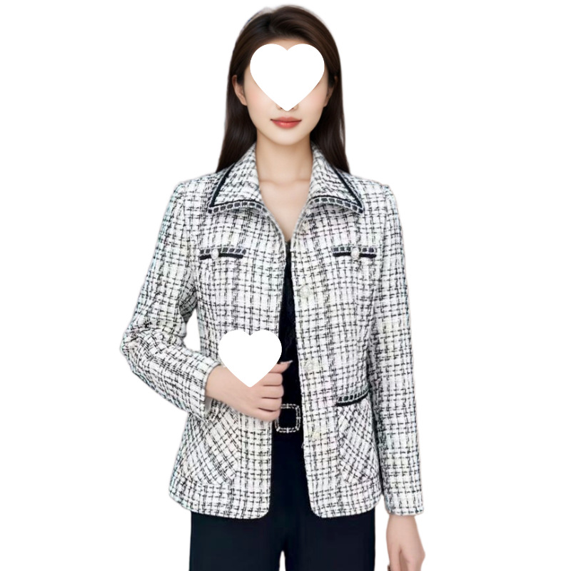 正版春秋外套高档新款香风女装小