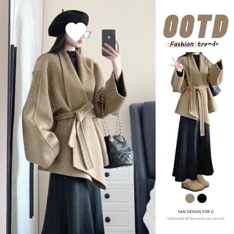 呢子大衣原版质量时尚毛呢外套韩