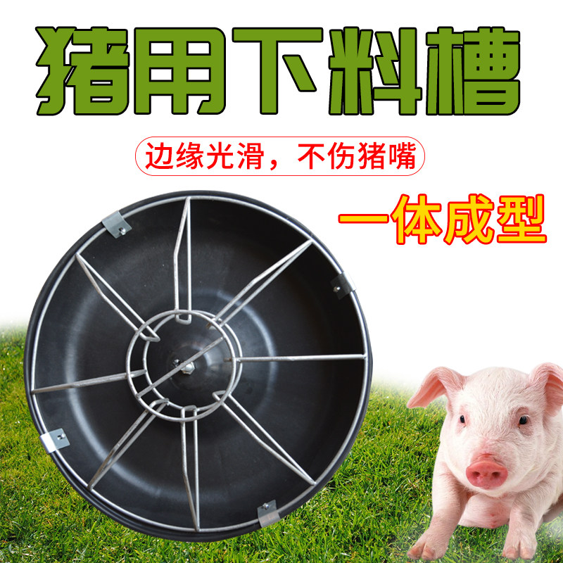 速发猪饲料槽猪用神猪料槽不锈钢食槽养猪设槽圆形仔猪补料备喂猪