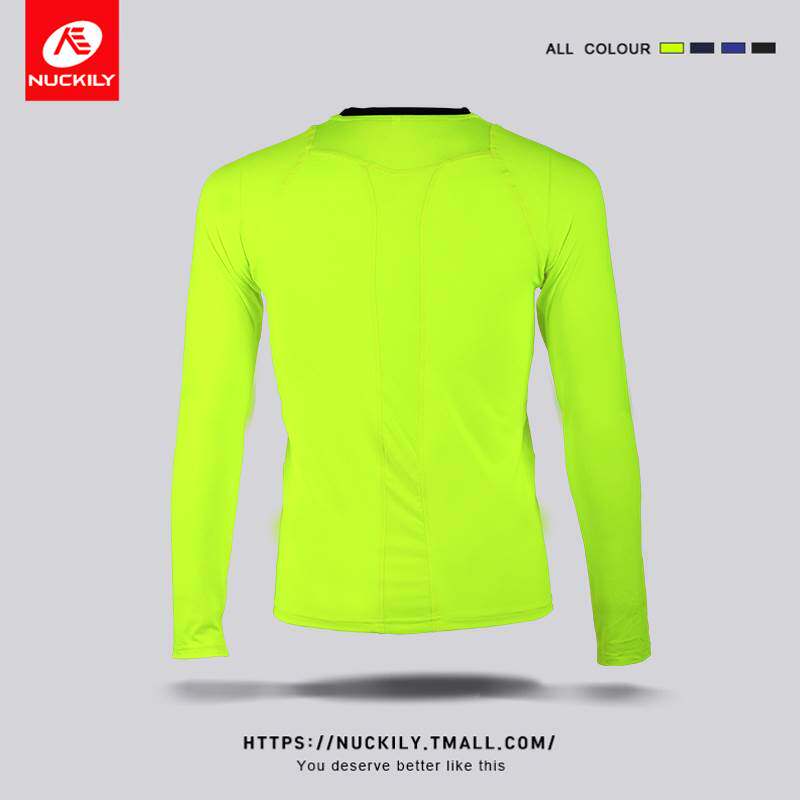 NUCKILY春夏季骑行服男长袖纯色户外运动山地自行车衣服女定制