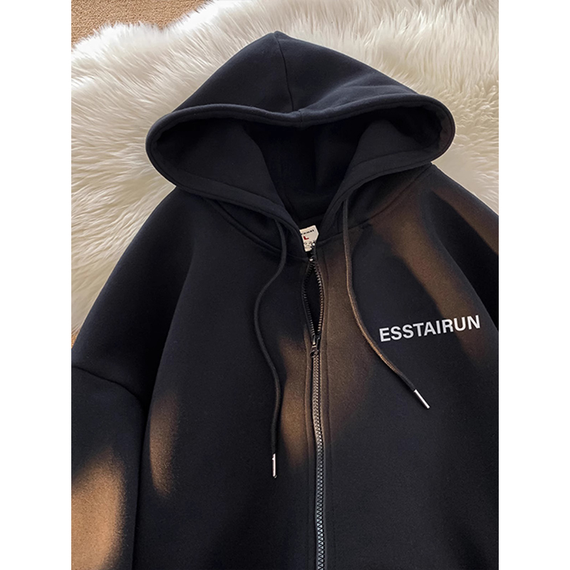 中大童连帽开衫卫衣男女童秋冬款