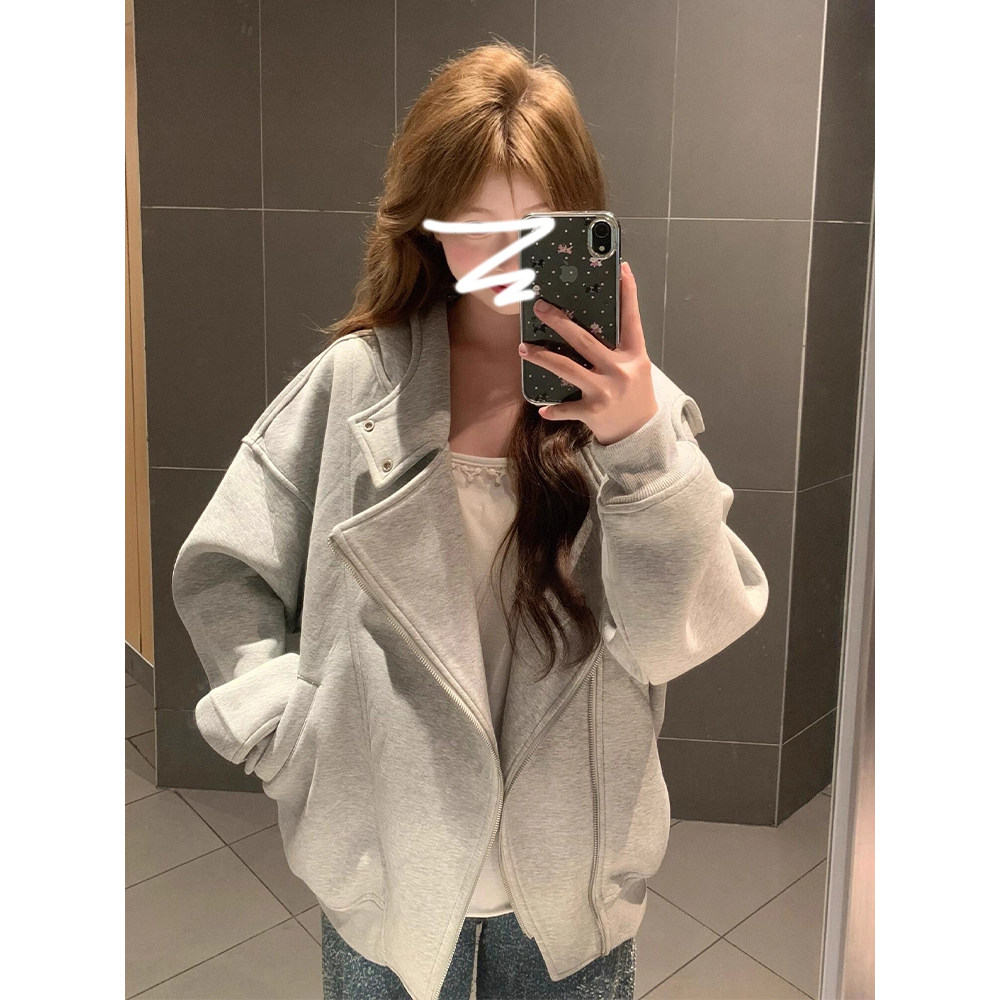 中大童韩系设计感连帽卫衣男女童