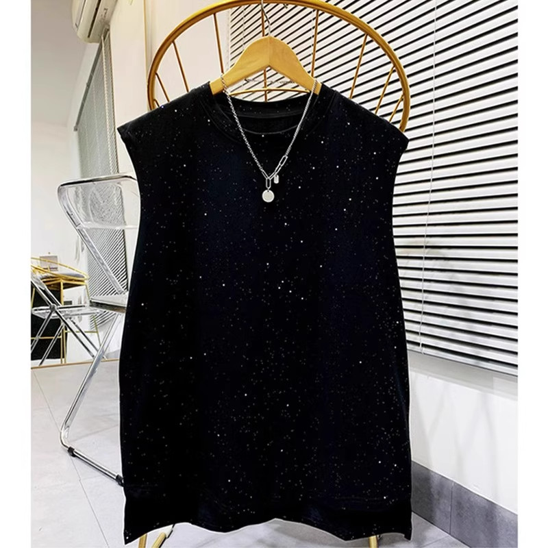 中大童美式满天星纯棉无袖背心男女童夏季美式高街坎肩t恤上衣潮,童装/婴儿装/亲子装,背心吊带,淘宝优惠券,粉丝福利购,淘宝优惠卷