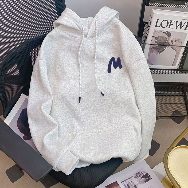 男女童美式复古连帽卫衣秋冬童装