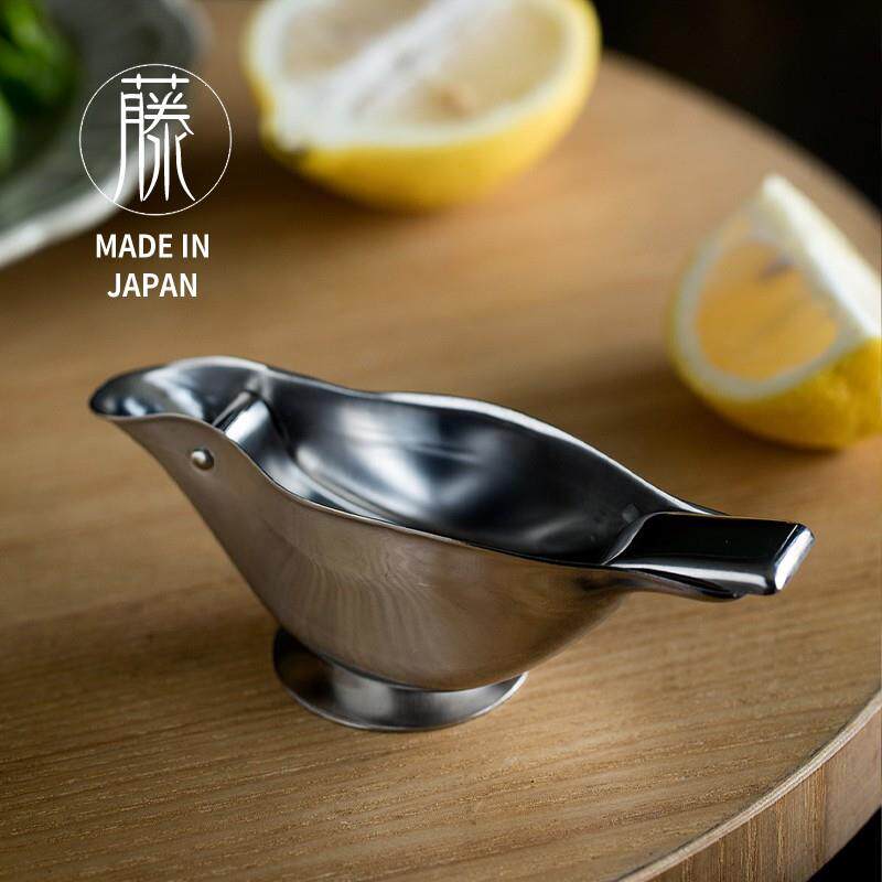 日本原装进口不锈钢18-8小鸟柠檬压汁器挤压家用榨汁机果汁手动器