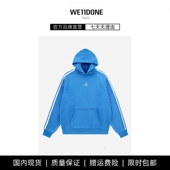 卫衣 TRACK三条杠男女情侣宽松加绒welldone帽衫 现货 WE11DONE