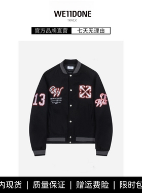 2025春秋新款 OW 飞鹰字母图案棒球服夹克外套男女同款一件批代发