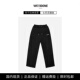 子宽松直筒长裤 男 TRACK潮牌美式 高街休闲褶皱裤 现货 WE11DONE