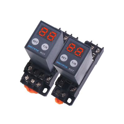 JSZ6延迟H3Y-2 12V小型微型电子数显时间延时继电器24V伏220V