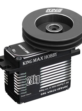 kingmax全铝壳钢齿高压防水无刷数码帆船多圈SW01BS收线绞索机