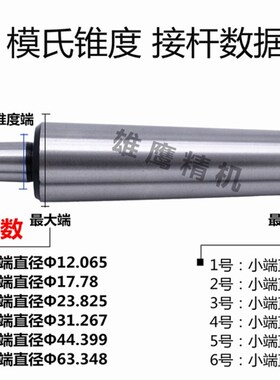 锥度钻接杆柄 扳手钻夹头2号3号4号5号模式柄MT3 B16 B18 B22接杆