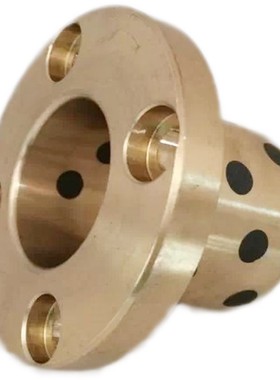 铜套MPTZ20-25/30/35/40/50无油衬套MPTP台阶圆S型法兰安装孔OFR0
