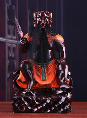 全铜神农大帝神像摆件 伏羲大帝 盘古神像 人文始祖炎黄子孙供奉