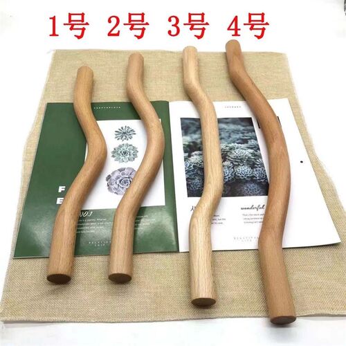 榉木擀筋棒家用刮痧棒全身一根通用赶干筋棍锻炼棒经络疏通按摩棒