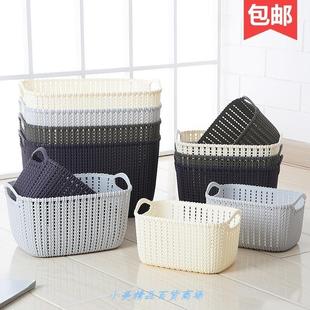 rattan laundry food cosmetic storage baskets跨境香港外贸出口