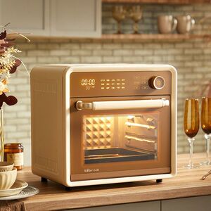 小熊空氣電烤箱蒸氣嫩烤家用智能炸鍋一體機 DKX-F18G5香港三腳插