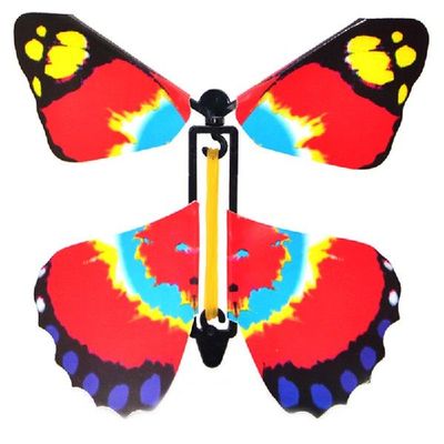 新品1Pc Magic Toys Transformation Fly Butterfly Props Magic