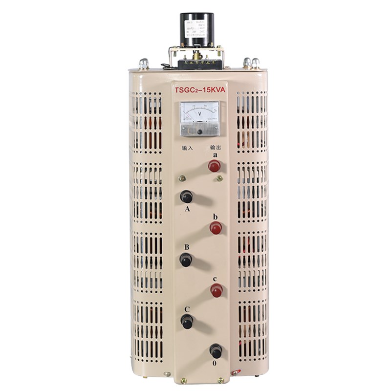 速发三相调压器380V电动交流电源TESGC2-15KVA接触式0-430V可调变
