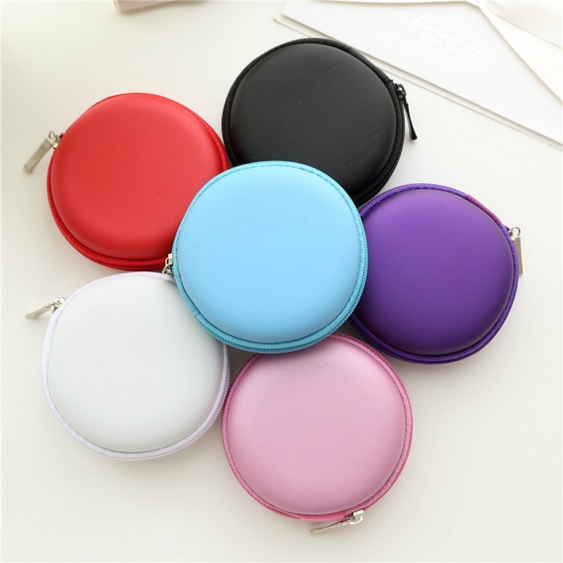速发New 5 Color Earphone Wire Organizer Box Data Line Cables