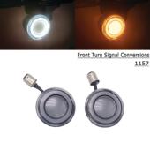 适用哈雷XL883 X48滑翔软尾改装 LED转向灯肥仔街霸前后三线灯芯