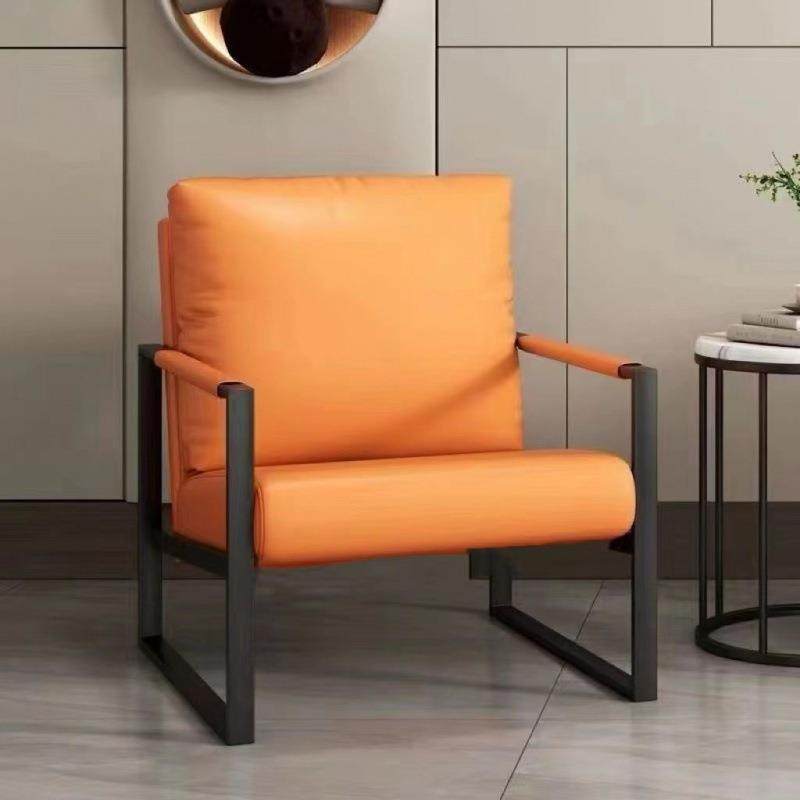单人沙发椅懒人网红款小户型单座阳台客厅高级感休闲办公接待椅子