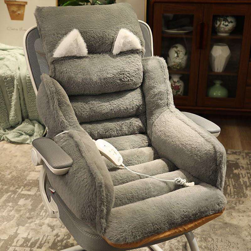 BK9K化妆椅子垫沙发椅垫靠垫一体上班族椅子靠腰垫靠椅坐垫凳