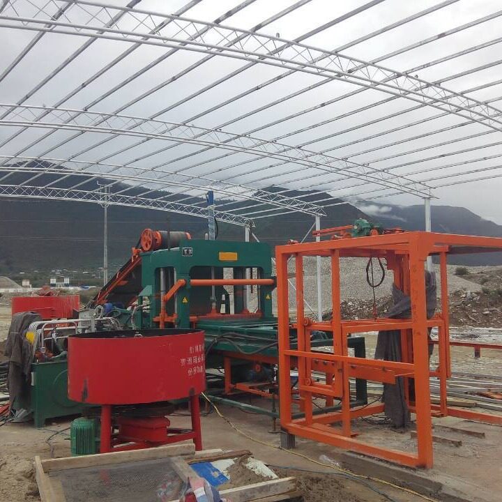 QT5-20混凝土免烧砖机固定式空心水泥砌块成型机制砖机免烧砖机