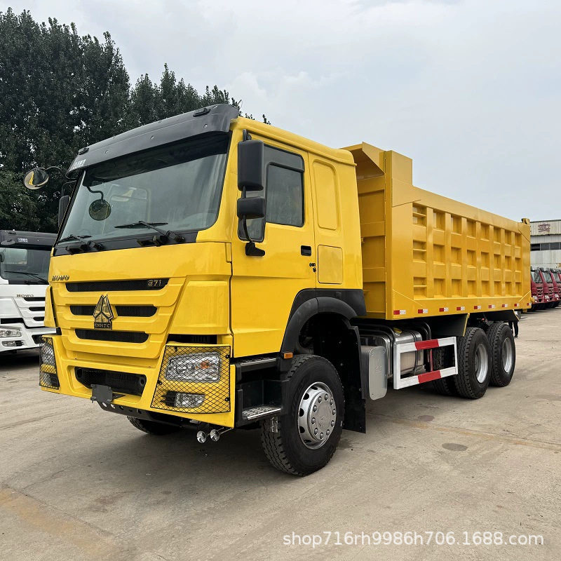 重汽豪沃后翻斗液压自卸半挂车