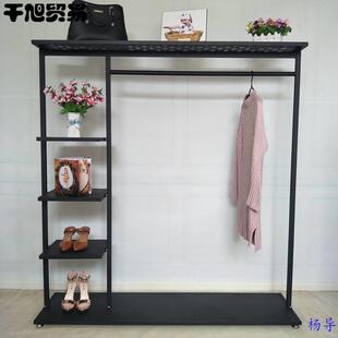 铁艺衣帽架卧室挂衣服架子落地挂衣架置物架服装店包架陈列架组合