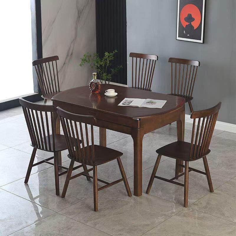 实木餐桌简约伸缩餐桌折叠家用小户型方圆两用饭桌餐桌椅组合圆桌,纺织面料/辅料/配套,纺织机械配件,淘宝优惠券,粉丝福利购,淘宝优惠卷