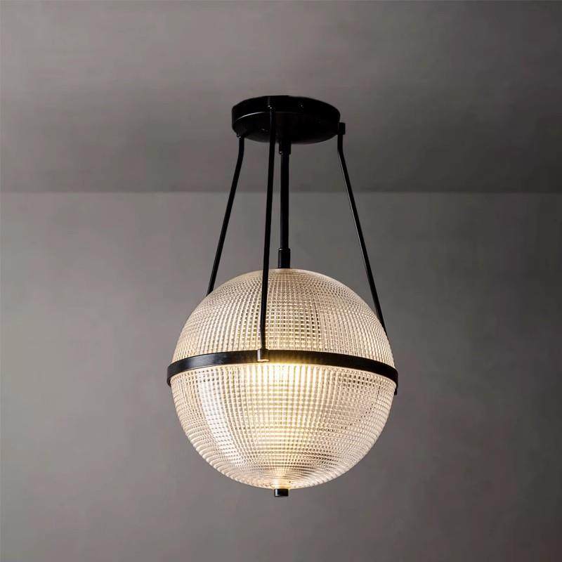 美式复古工业风玻璃吸顶灯法式设计师创意卧室餐厅睡房个性灯具