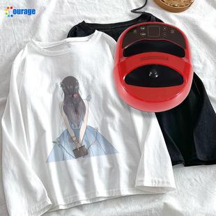 便携式迷你烫画机小型热转印手持烫画转印机自动加压熨斗式烫画机